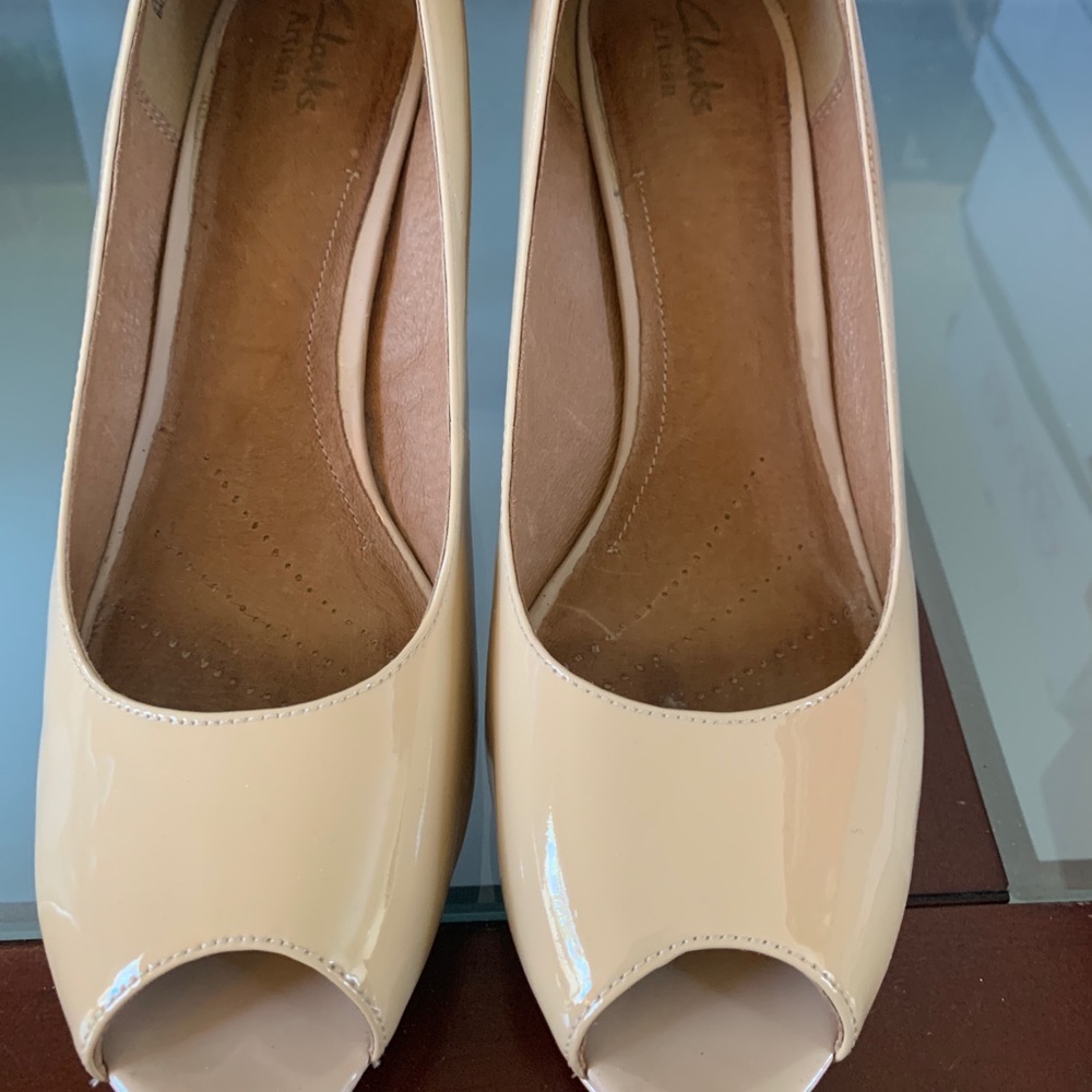 Clarks Patent Leather Heels